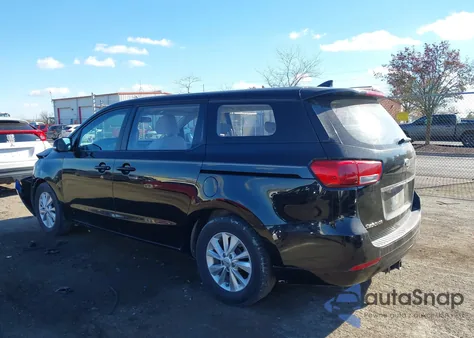 2016 Kia Sedona L z USA, uszkodzony, nr VIN KNDMA5C12G6112628